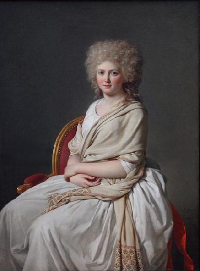 Jacques-Louis David Portrait of Anne oil painting image